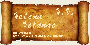 Helena Velanac vizit kartica